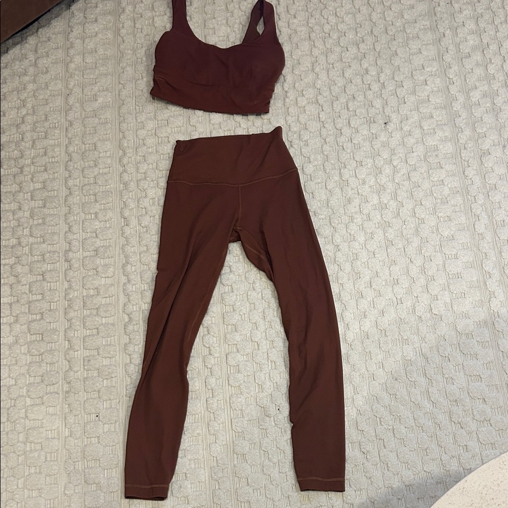 Lululemon Athletica Brown Set